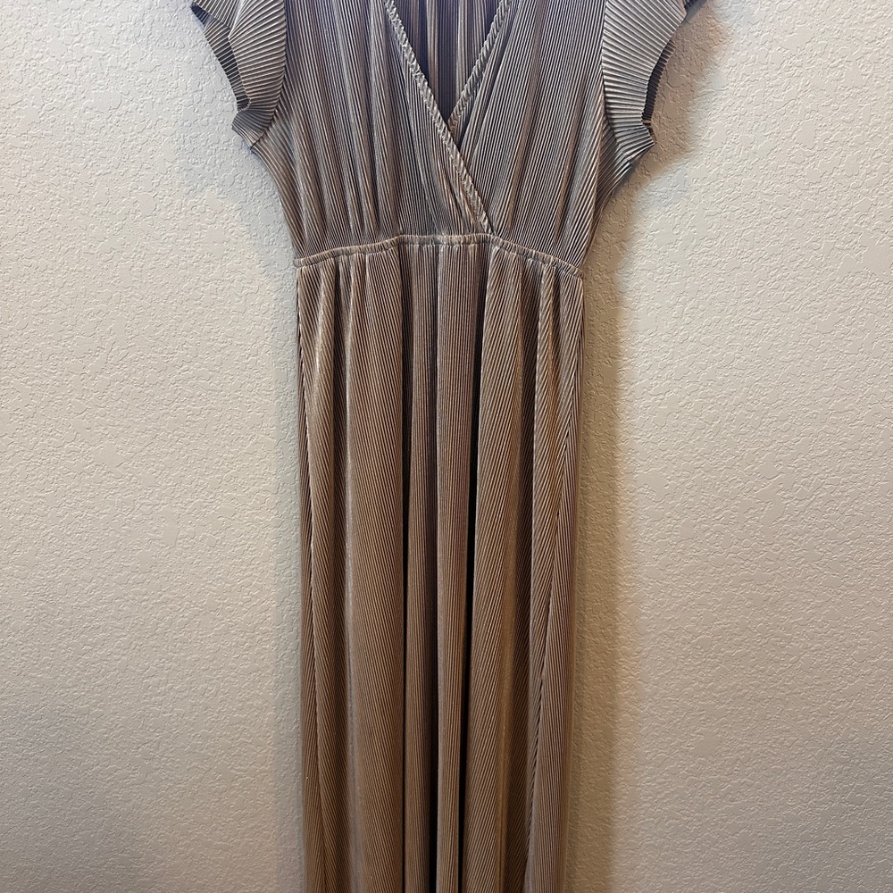Champagne Gold Maxi Dress